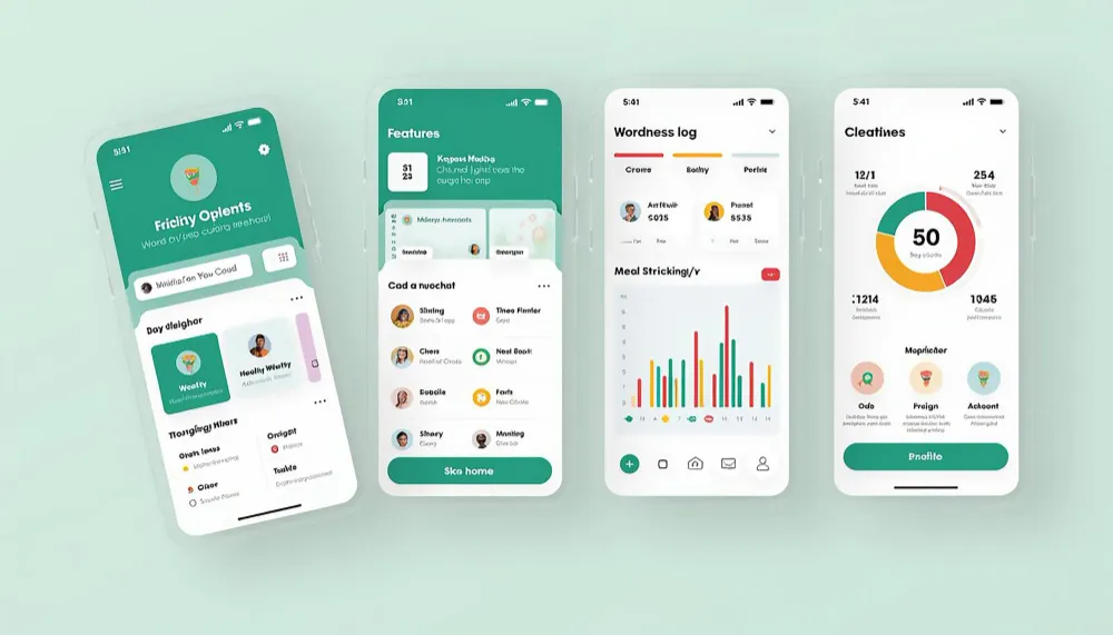App design UI mockup